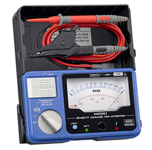 Тестер изоляции - IR401 series - HIOKI EUROPE GmbH - сопротивления изоляции / для кабелей / прочный