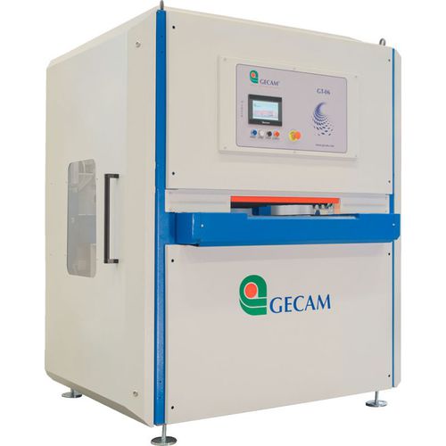 Станок для удаления заусенцев с абразивной лентой - GT06 - GECAM SRL - шлифовальная машина / чистки щеткой / для листового металла