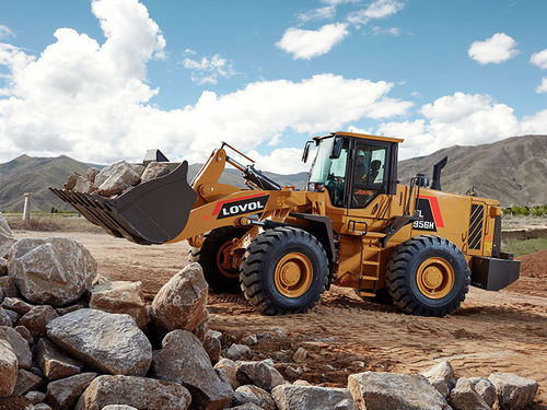 Погрузчик на колесах - FL956H - Lovol Heavy Industry Co., Ltd. - для строительства / эргономичный