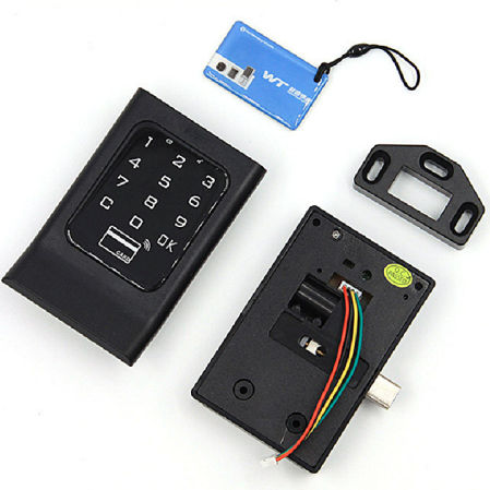 Электронный врезной замок - WT-M-1701B - Ningbo Wangtong Locks Co., Ltd. - для двери / для гардероба / из пластика