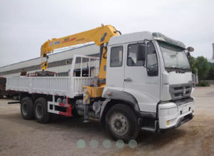Грузовой автомобиль подъемный кран - HOWO 6X4 - CLW GROUP - для строительства