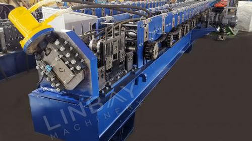 Профильный каландр для алюминиевых профилей - WUXI LINBAY MACHINERY CO.,LTD - для DIN-рейки / автоматический