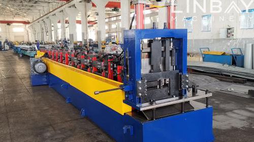 Профильный каландр для профилей в форме С - WUXI LINBAY MACHINERY CO.,LTD - для Z-образных профилей / автоматический / с разрезом