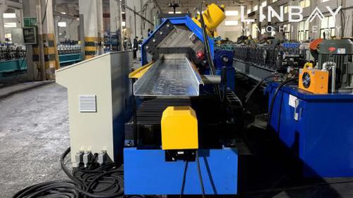Профильный каландр для строительных лесов - WUXI LINBAY MACHINERY CO.,LTD - сверхточный / пробивка отверстий / с разрезом
