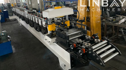 Профильный каландр для профилей - WUXI LINBAY MACHINERY CO.,LTD - автоматический / пробивка отверстий / с разрезом