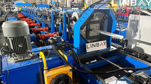 Профильный каландр для профилей в форме С - WUXI LINBAY MACHINERY CO.,LTD - для Z-образных профилей / для сигма-профиля / автоматический