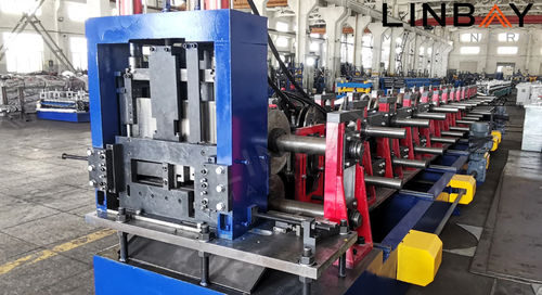 Профильный каландр для профилей в форме С - WUXI LINBAY MACHINERY CO.,LTD - для Z-образных профилей / для сигма-профиля / автоматический