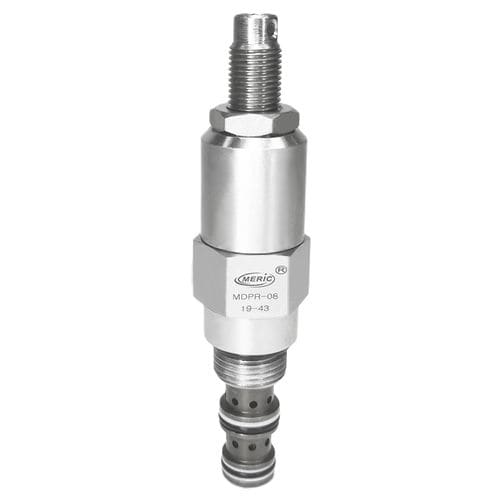 Клапан контроля давления кассета - MDPR-08 series - Wenzhou Meric Hydraulic Technology Co.,Ltd - для регулирования расхода / с контролируемым приводом / компактный