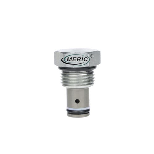 Предохранительный клапан с вентилем - MCVR-08-P series - Wenzhou Meric Hydraulic Technology Co.,Ltd - резьбовой / из стали / на пружине