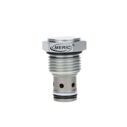 Предохранительный клапан с вентилем - MCVR-10-P - Wenzhou Meric Hydraulic Technology Co.,Ltd - резьбовой / из стали / на пружине