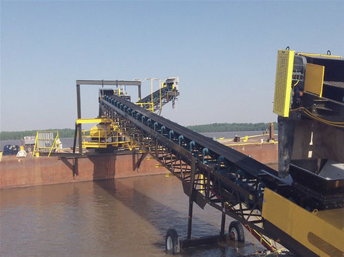 Ленточный конвейер - A04 - HeBei JunTong Machinery - подвижный / для сыпучих материалов