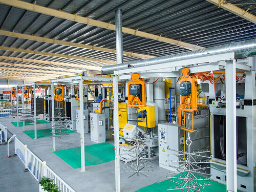 Дробеструйный аппарат с крюком - MHB2 series - MAYFLAY Machinery (Huizhou) Co., Ltd. - турбинный / для металла / для толи