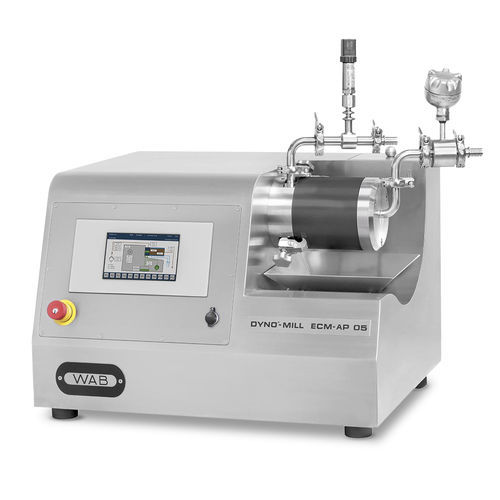 Дробилка-смеситель с шариками - DYNO®-MILL ECM-AP 05 - Willy A. Bachofen AG - для керамического материала / для металлов / для материалов для аккумуляторов