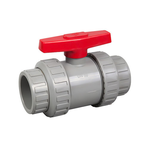 Клапан со сферическим золотником - Q61F-6S - Ningbo Baodi Plastic Valve Co., Ltd. - с ручным управлением / для кислоты / резьбовой