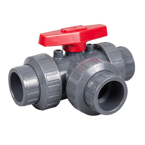 Клапан со сферическим золотником - Ningbo Baodi Plastic Valve Co., Ltd. - с ручным управлением / для кислоты / для сварки