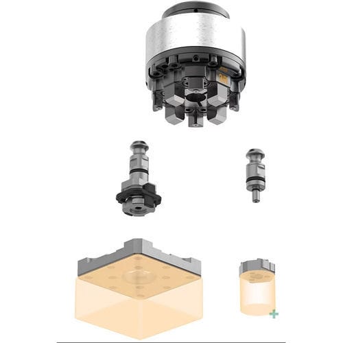 Ручной зажимной патрон для деталей - Macro series - GF Machining Solutions - сверхточный / пневматический