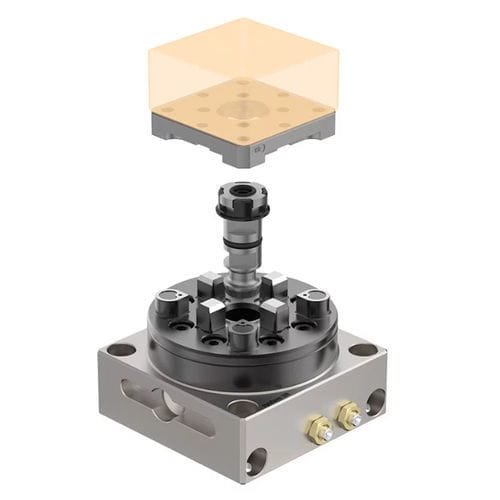 Зажимной патрон для деталей с большой точностью - MacroNano - GF Machining Solutions - пневматический