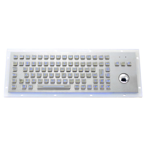 Клавиатура с подсветкой - MKA-89-BL - MATE TECHNOLOGY SHENZHEN LIMITED - встраиваемая / с механическими клавишами / 3 клавиши мыши
