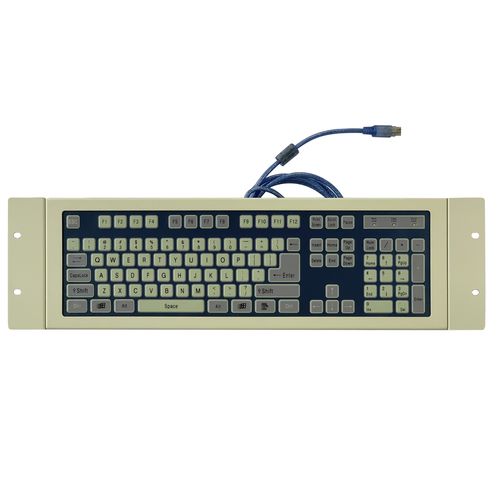 Встраиваемая клавиатура - MKC-105-N - MATE TECHNOLOGY SHENZHEN LIMITED - с механическими клавишами / мембранная / 105 клавиш