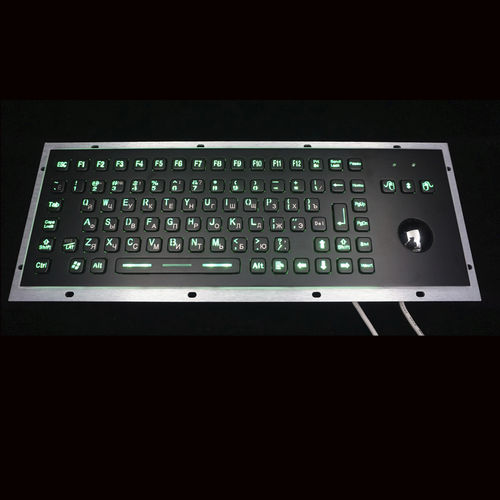 Встраиваемая клавиатура - MKA-89-BLBF - MATE TECHNOLOGY SHENZHEN LIMITED - с механическими клавишами / 103 клавиши / с трекболом