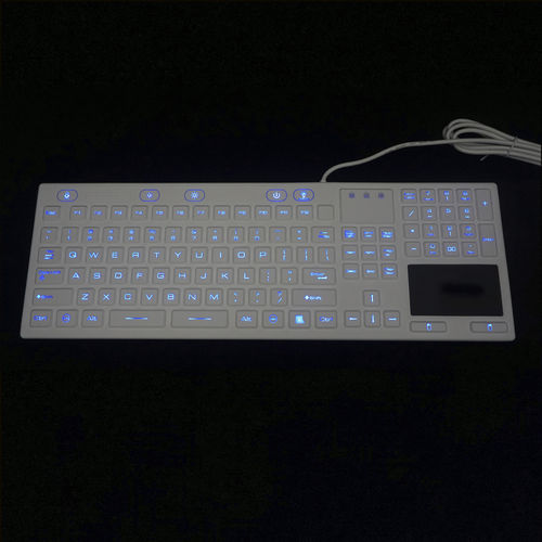 Клавиатура для герметичной упаковки жидкостей - MKB-107-PNLM - MATE TECHNOLOGY SHENZHEN LIMITED - для письменного стола / с механическими клавишами / 2 клавиши мыши