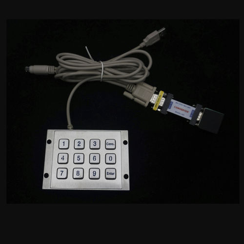 Цифровая клавиатура 12 клавиш - MKA-12-NL-V2 - MATE TECHNOLOGY SHENZHEN LIMITED - встраиваемая / из нержавеющей стали / RS-232