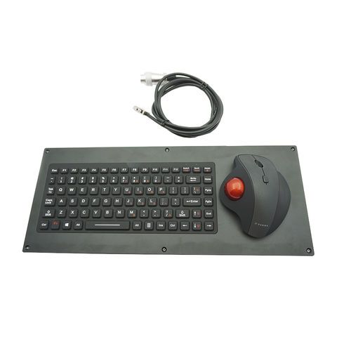 Встраиваемая клавиатура - MKB-86-L-B - MATE TECHNOLOGY SHENZHEN LIMITED - емкостная / 86 клавиш / с трекболом
