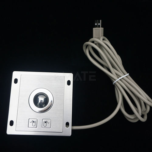 Механический трекбол - MKA-02B - MATE TECHNOLOGY SHENZHEN LIMITED - встраиваемый / 1 inch (25 mm) / из нержавеющей стали