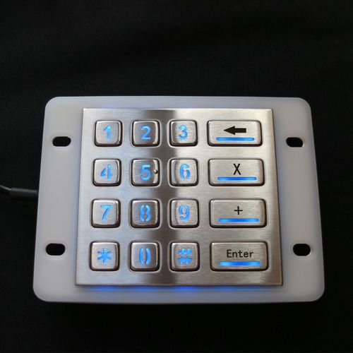 Цифровая клавиатура 16 клавиш - MKA-16N - MATE TECHNOLOGY SHENZHEN LIMITED - встраиваемая / из нержавеющей стали / USB
