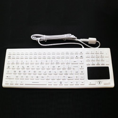 Медицинская клавиатура - MKB-122-PNLM - MATE TECHNOLOGY SHENZHEN LIMITED - для письменного стола / с механическими клавишами / 3 клавиши мыши