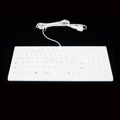 Медицинская клавиатура - MKB-101-NM - MATE TECHNOLOGY SHENZHEN LIMITED - для письменного стола / с ножничными механизмом клавиш / 101 клавиша