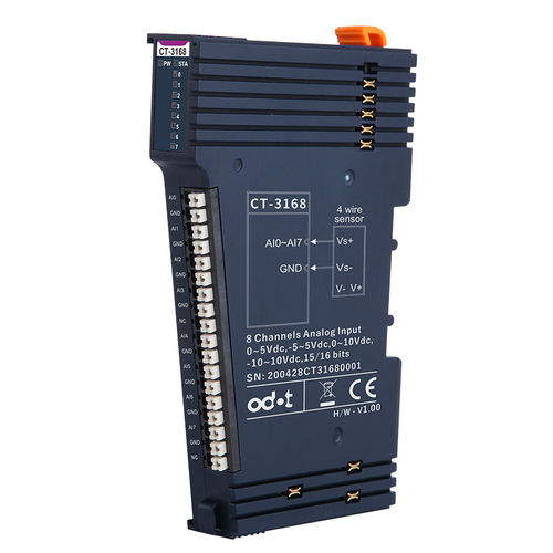 Входной модуль напряжения - CT-3168 - ODOT Automation - аналоговый / 8 каналов / 8 аналоговых входов