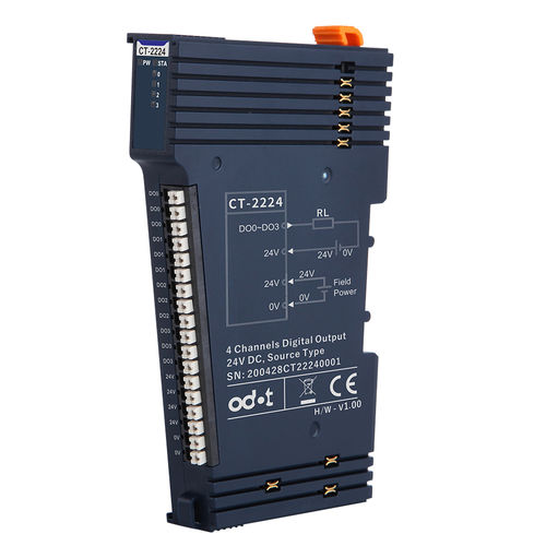 Выходной модуль 4 канала - CT-2224 - ODOT Automation - цифровой / ModBUS RTU / Ethernet TCP/IP