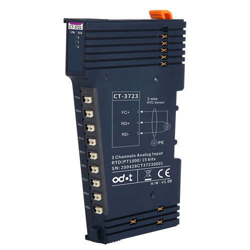 Модуль входа/выхода для измерения температуры - CT-3723 - ODOT Automation - аналоговый / Modbus TCP / ModBUS RTU