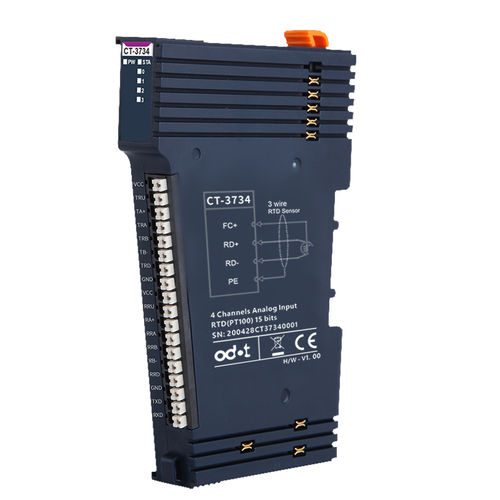 Модуль входа/выхода для измерения температуры - CT-3734 - ODOT Automation - аналоговый / Modbus TCP / ModBUS RTU