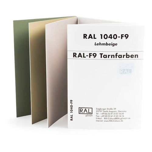 Атлас цветов RAL - F9 - RAL colours