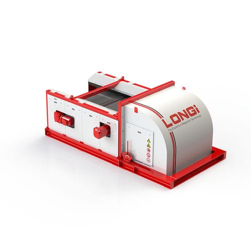 Сепаратор частиц - LECS - LONGi Magnet Co., Ltd - на токах Фуко / для процесса / для перерабатывающей промышленности