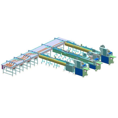 Линия упаковки для сельского хозяйства и пищевой промышленности - Foshan Coretamp Packaging Machinery Co., Ltd - для бисквитов / для слоя / для хлеба