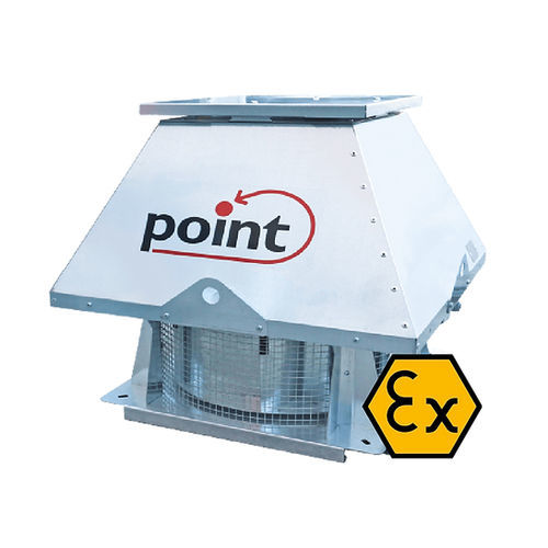 Вентилятор ATEX - P-DCF EX series - POINT KLIMA - для крыши / горизонтальный / IP55