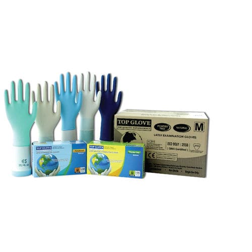 Перчатки для лаборатории - TOP GLOVE INTERNATIONAL SDN BHD - от механических воздействий / из каучука / неопудренная