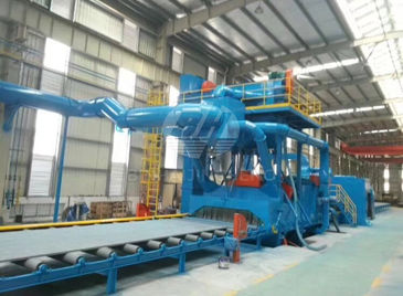 Дробеструйный аппарат с роликовым конвейером - Q69 series - Qingdao Binhai Jincheng Foundry Machinery Co., Ltd. - для металла