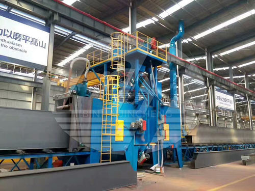 Дробеструйный аппарат с роликовым конвейером - QH69 series - Qingdao Binhai Jincheng Foundry Machinery Co., Ltd. - для металла