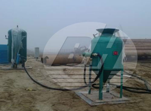 Автоматический пескоструйный аппарат - Q0250 series - Qingdao Binhai Jincheng Foundry Machinery Co., Ltd. - под давлением