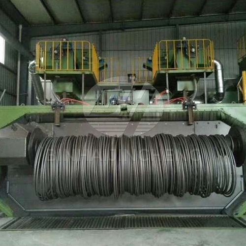 Дробеструйный аппарат подвесного типа - QPY - Qingdao Binhai Jincheng Foundry Machinery Co., Ltd. - для пружин / для проводов / автоматический