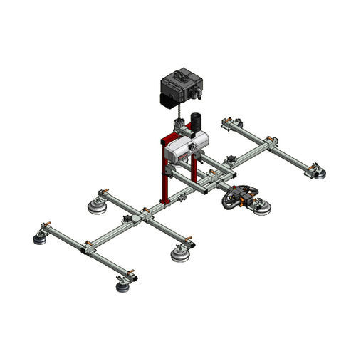 Вакуумная траверса для металлической обшивки - Liftop - Manutention ergonomique - для стеклянной пластины / горизонтальная / вертикальная