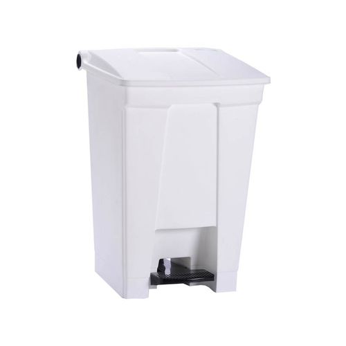 Мусорный контейнер из полипропилена - WSB-ANTI-45L-W - Pegasus-Storage - для промышленных отходов / педальный / антибактериальный