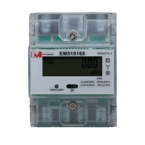 Трехфазовый Электрический счетчик электроэнергии - EM519173  - IVY METERING - на DIN-рейке / RS-485 / с сертификатом MID
