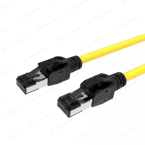 Коммутационный шнур RJ45 - 80-SS-04-YL-0100-04 - CRXCONEC - категория 8