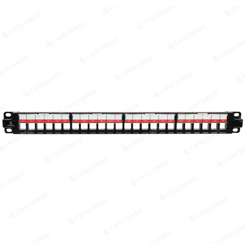 Патч-панель 1U - CC-06-00002 - CRXCONEC - RJ45 / высокая плотность