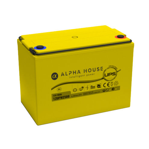 Прямоугольный аккумулятор - 12UPM2500 - Alpha House Ltd - 12 В / ISO